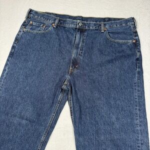 Levis 550 Jeans Mens 46x32 Blue Relaxed‎ Fit Medium Wash Tapered Leg Denim Pants